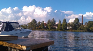Pärnu jõe pilved juuli 2016